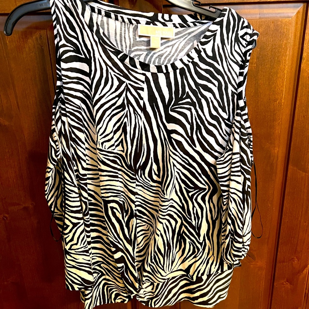 Michael Kors Cold Shoulder Top